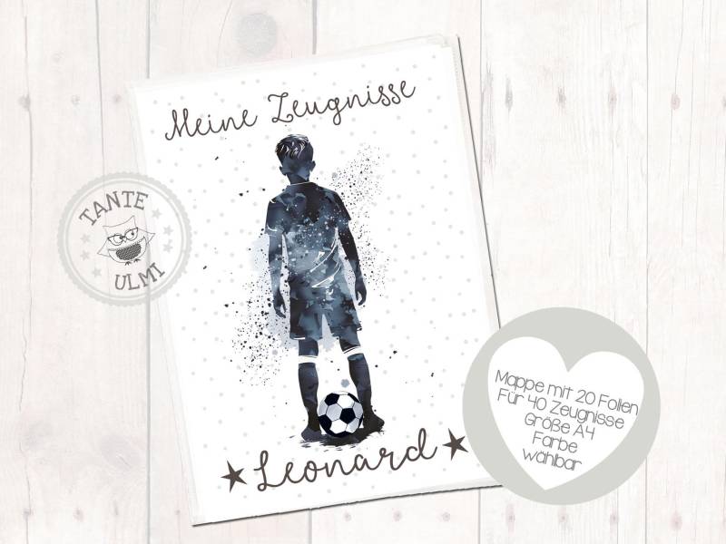 Zeugnismappe Oder Inlay Wählbar Mit Namen Personalisiert Farbe von TanteUlmi