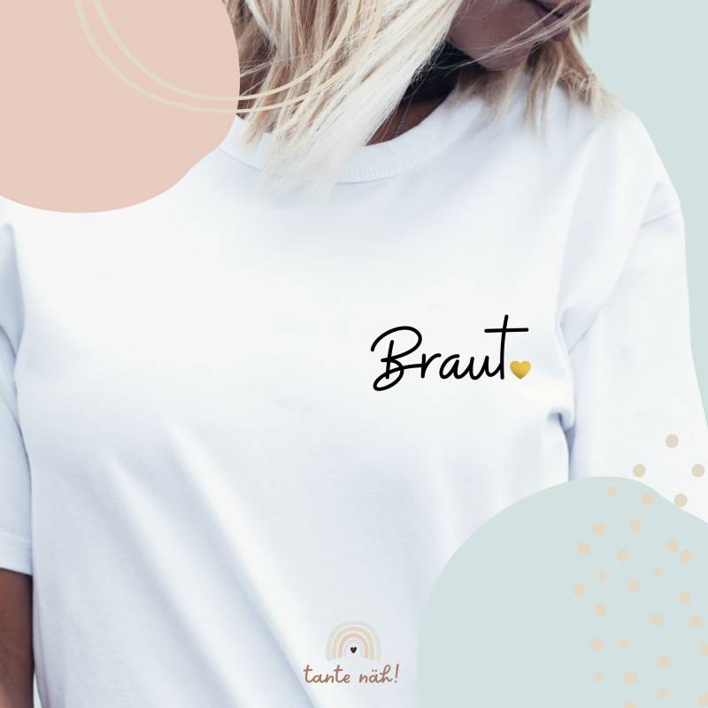 Bügelbild Braut | Jga Team Verschiedene Farben & Schriften Gold Schwarz Weiß Bügelbild Braut | Jga Team Verschiedene Farben & Schriften Gold Schwarz Weiß von Tantenaeh