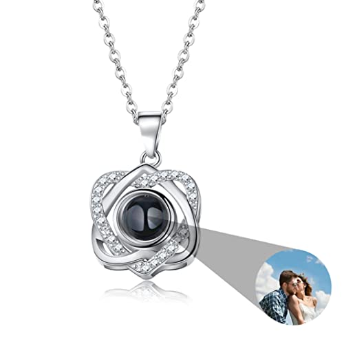 TantricBliss Personalisierte Projektion Kette mit Foto für Frauen - Benutzerdefinierte Foto Liebe Herz Projektion Anhänger Schmuck Memorial Geschenke für Frau Freundin Mutter Tochter TantricBliss Personalisierte Projektion Kette mit Foto für Frauen - Benutzerdefinierte Foto Liebe Herz Projektion Anhänger Schmuck Memorial Geschenke für Frau Freundin Mutter Tochter von TantricBliss