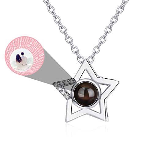 TantricBliss Personalisierte Projektion Kette mit Foto für Frauen - Benutzerdefinierte Foto Liebe Herz Projektion Anhänger Schmuck Memorial Geschenke für Frau Freundin Mutter Tochter TantricBliss Personalisierte Projektion Kette mit Foto für Frauen - Benutzerdefinierte Foto Liebe Herz Projektion Anhänger Schmuck Memorial Geschenke für Frau Freundin Mutter Tochter von TantricBliss