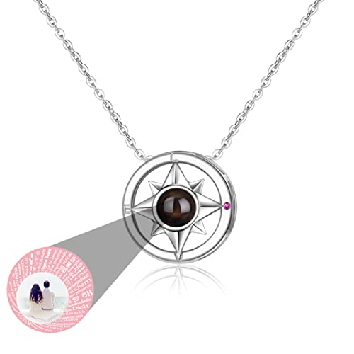 TantricBliss Personalisierte Projektion Kette mit Foto für Frauen - Benutzerdefinierte Foto Liebe Herz Projektion Anhänger Schmuck Memorial Geschenke für Frau Freundin Mutter Tochter TantricBliss Personalisierte Projektion Kette mit Foto für Frauen - Benutzerdefinierte Foto Liebe Herz Projektion Anhänger Schmuck Memorial Geschenke für Frau Freundin Mutter Tochter von TantricBliss