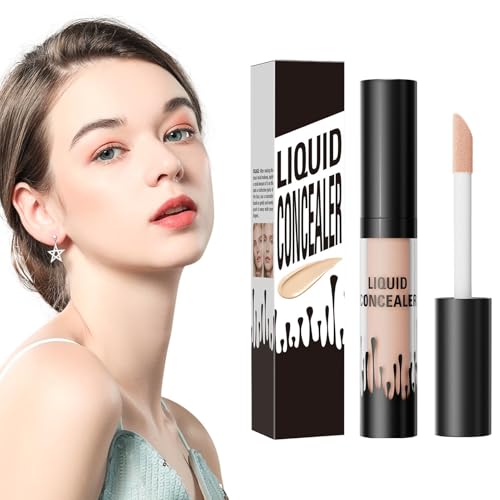 Face Concealer, Make -up Concealer für Gesicht, Feuchtigkeitsspenstigem Skulption Concealer, Langlebiger Teint Booster, Liquid Foundation für Frauen von Tanxemery