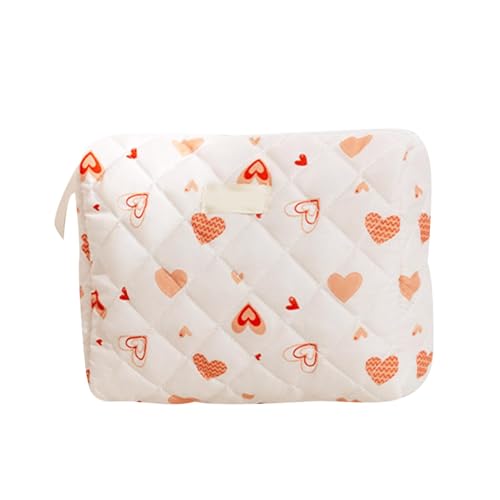 Kosmetiktasche Niedliche Make-up-Tasche Für Frauen, Karierte Kosmetiktasche Beauty Case Schminktasche Damen Reise-Kosmetiktaschen, Gesteppte, Ästhetische Kulturbeutel Mit Blumenmuster Für Frauen Mama Kosmetiktasche Niedliche Make-up-Tasche Für Frauen, Karierte Kosmetiktasche Beauty Case Schminktasche Damen Reise-Kosmetiktaschen, Gesteppte, Ästhetische Kulturbeutel Mit Blumenmuster Für Frauen Mama von Tanxemery