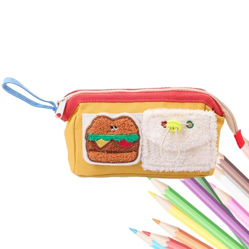 Tanxemery Schreibwaren-Stifttasche, Cartoon-Stiftetui | Niedliches -Federmäppchen, großes Federmäppchen,Cartoon-Stiftetui mit breiter Öffnung für Studenten, Studenten und Lehrer von Tanxemery