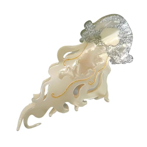 Acetat Haarklammer,Dekorative Haarklammern in Form einer Qualle - Feste Haarspangen Für Frauen Mädchen Outdoor Festival Familien Fotos von Tanxier