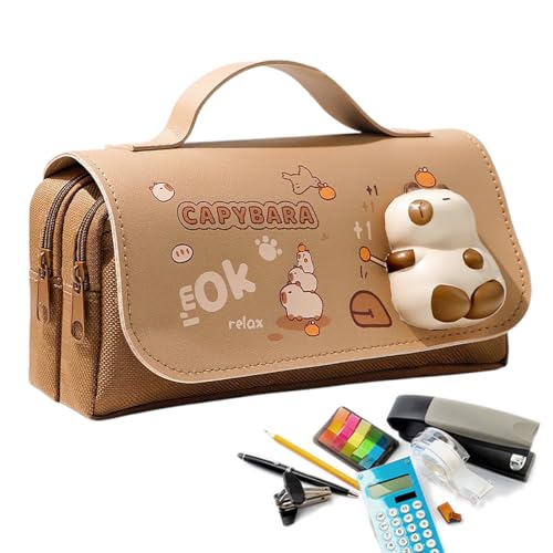 Federmäppchen Für Mädchen - Capybara Panda Stiftetui Niedliche Stiftetasche - Stifteetui Marker Aufbewahrung Organizer Für Schule Büro Unterricht College Geburtstag Weihnachten von Tanxier