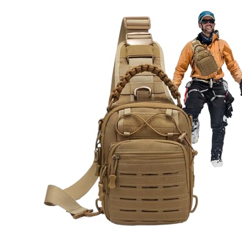 Schultertasche - Reise Wander Brustbeutel | Stilvolle Wasserdichte Tasche Für Wandern Outdoor Radfahren Festivals Freizeit Camping von Tanxier