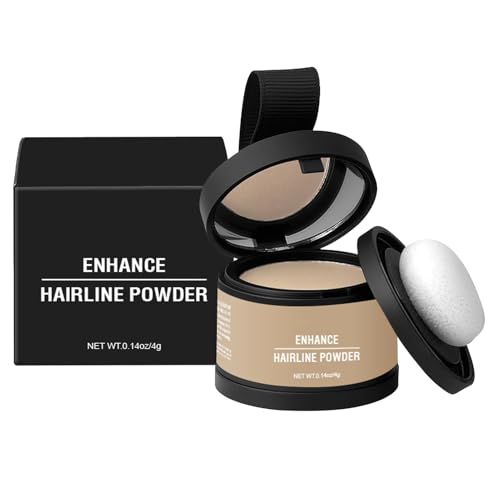 Tanxier Haaransatzpuder,Haaransatzpuder für Frauen, Root Cover Up Haarschattenpuder mit Applikator, Wasserfester Haarschattierungs-Concealer für Grauabdeckung, feines, dünner werdendes Haar von Tanxier