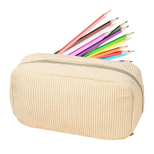 Tanxier Stifteetui - Cord Stifteetui Großes Federmäppchen | Für Kinder Jugendliche Erwachsene Grundschule Weiterführende Schule von Tanxier
