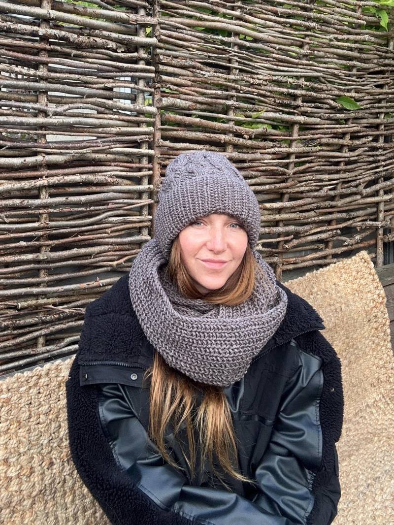 Neue Kollektion Wolle Set/Wollmütze Und Snood /Handgestrickte Mütze Set/Handgestrickte Mütze/Handgestrickte Wintermütze/Mütze von Tanyshaknitware