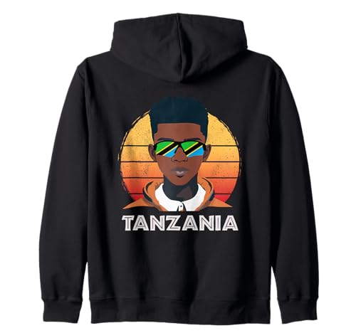 Tansania, Tansanian Flagge, Tansania Boy, African Boy, Kapuzenjacke von Tanzania Flag Gifts for Tanzanian Teens & Boys