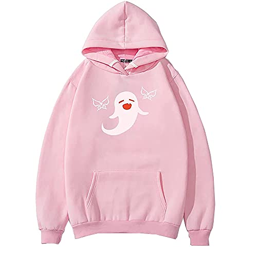 Anime Genshin Impact Hu Tao Kapuzenpullover Pullover Fleece Sweatshirt mit Taschen Casual Hoodie Kleidung Harajuku Trainingsanzug von Taooolll