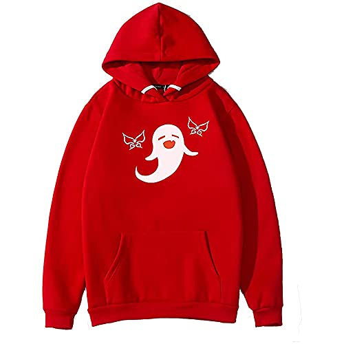 Anime Genshin Impact Hu Tao Kapuzenpullover Pullover Fleece Sweatshirt mit Taschen Casual Hoodie Kleidung Harajuku Trainingsanzug von Taooolll