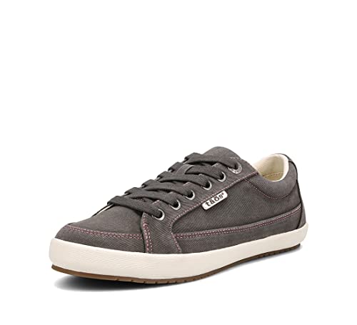 Taos Damen, Moc Star Sneaker, Graphit Distressed, 37.5 EU von Taos