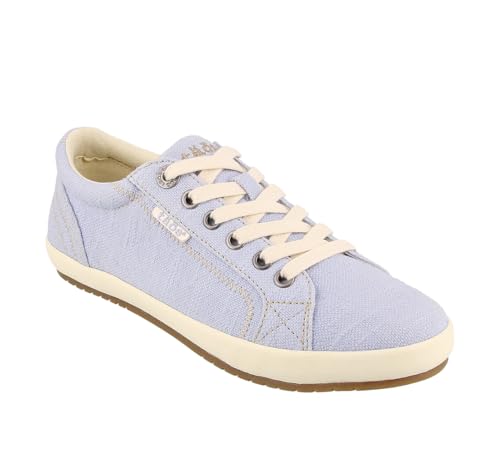 Taos Star Damen-Sneaker – ikonischer Stil mit Canvas-Design für alltägliche Abenteuer – passgenaue Schnürung und hochwertiges herausnehmbares Fußbett mit Fußgewölbeunterstützung für ganztägigen von Taos