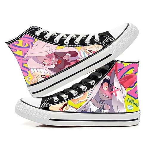 Hazbin Hotel Schuhe Alastor High Top Canvas Sneaker Angel Dust Charlie Morningstar Canvas Shoes High Top Trainers Unisex Anime Sneaker von Taoyuany