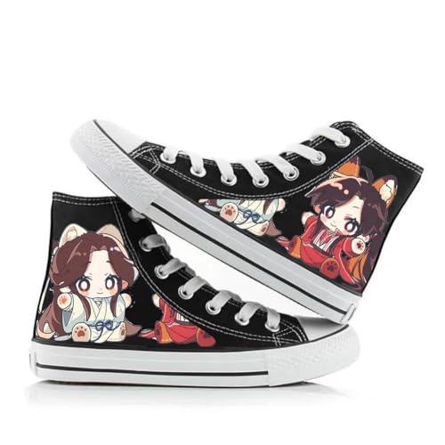 Tian Guan Ci Fu High Top Canvas Sneaker Hua Cheng Xie Lian Anime Schuhe Sneaker High Top Trainers Teenager Sportschuhe Für Herren Frauen von Taoyuany