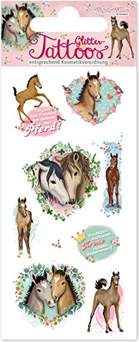 Tapirella Tattoo * Pferde & FOHLEN * vom Mauder-Verlag | 49035 | Kindertattoo Kinder Geburtstag Mitgebsel Tiere Aufkleber von Tapirella