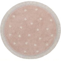 Tapis Petit Kinderteppich Fleur pink Ø 120 cm von Tapis Petit