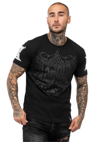 Tapout Herren ACE of Spades T-Shirt, Black/Grey/White, S von Tapout