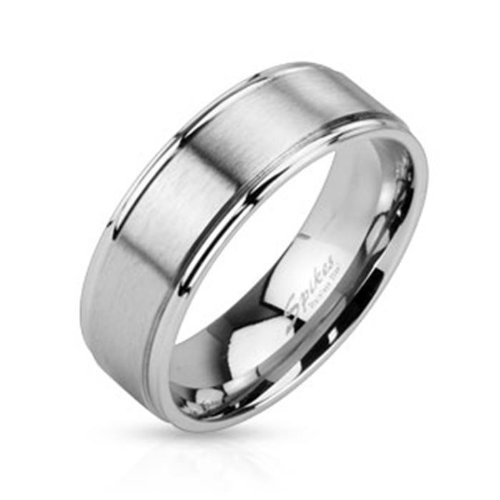 Tapsi´s Coolbodyart® Partner Ehe Ring 8mm Breit Silber Gebürstet 60(19) von Tapsi´s Coolbodyart