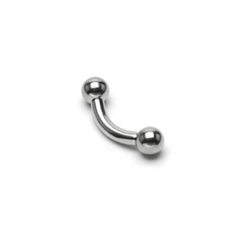 Tapsi´s Coolbodyart Augenbrauen Piercing Chirurgenstahl Damen & Herren [Curved] 6 mm - 19 mm | Lippenpiercing Stecker | Rook Piercing | Augenbrauenpiercing | Intimpiercing CBACS-101666 von Tapsi´s Coolbodyart