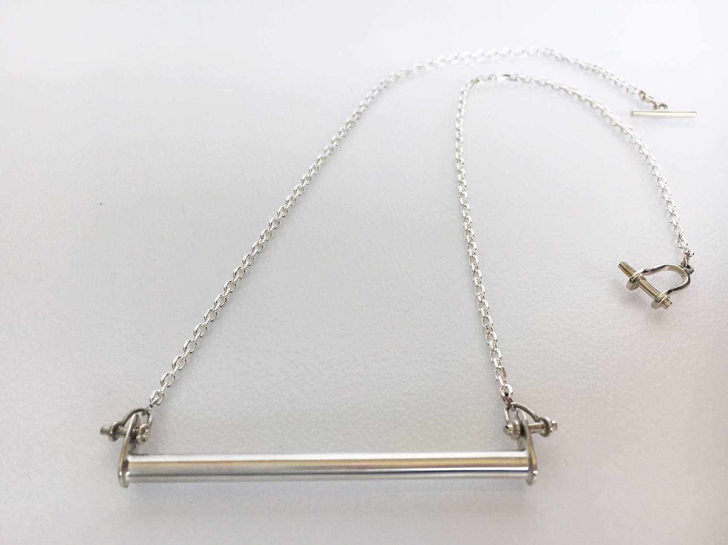 Trapez Bar Halskette | Sterling Silber Zirkus Schmuck Luft Silberschmuck Luftfahrer Trapez Bar Halskette | Sterling Silber Zirkus Schmuck Luft Silberschmuck Luftfahrer von TaraElainaGifts