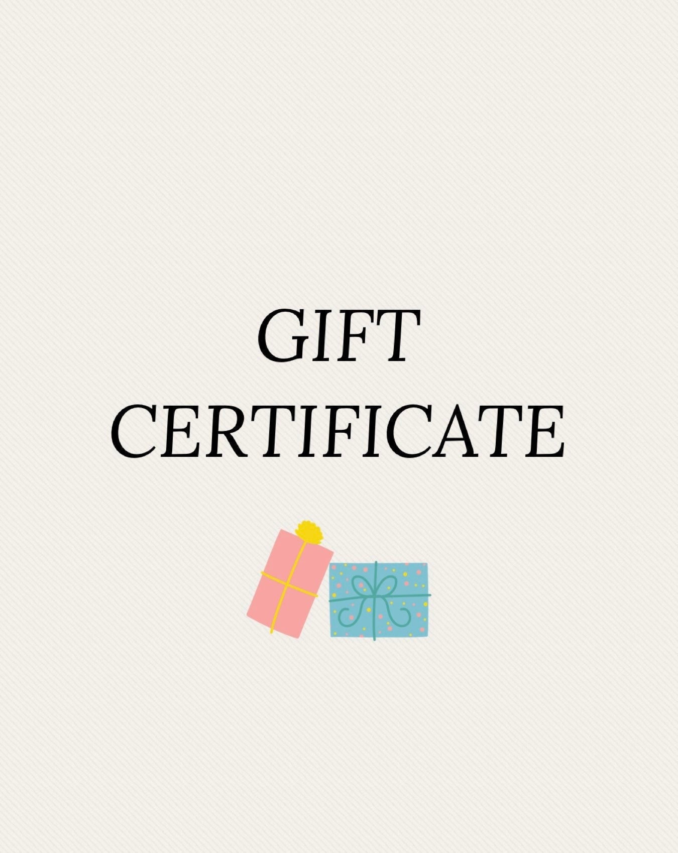Geschenkgutschein Geschenkgutschein von TaraStorckDesigns