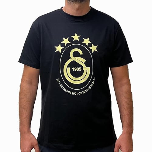 Galata Saray 5 Stars T-Shirt with Championships Dates von Taraftar 7/24