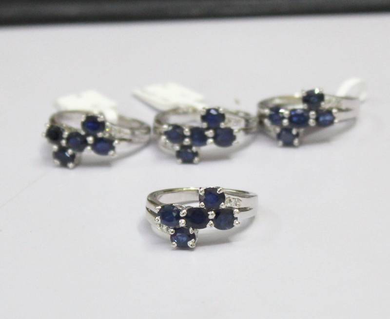 Blauer Saphir Ring Sterling Silber September Geburtsstein von Tarageminternational