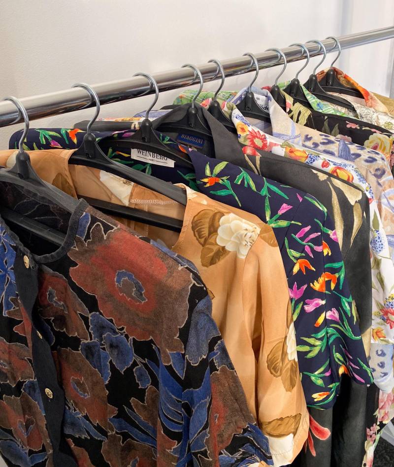 90S Floral Blouse Yohr, Vintage 80Er Jahre Bluse Mit Blümchen Print, Großkauf von TarasCommon