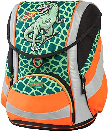 Target Sac à dos scolaire T-Rex Kinder-Rucksack, 45 cm, Grün (avec détails réflechissants) von TARGET