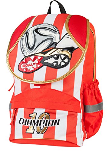 Target St-01 Football Red Lines Kinder-Rucksack, 40 cm, 11 liters, Schwarz (Nero) von TARGET