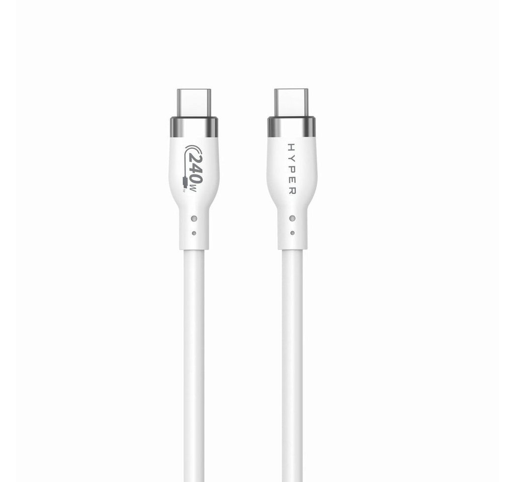 Targus Etui Hyper 2M Silicone 240W USB-C Charging Cable, White Targus Etui Hyper 2M Silicone 240W USB-C Charging Cable, White von Targus