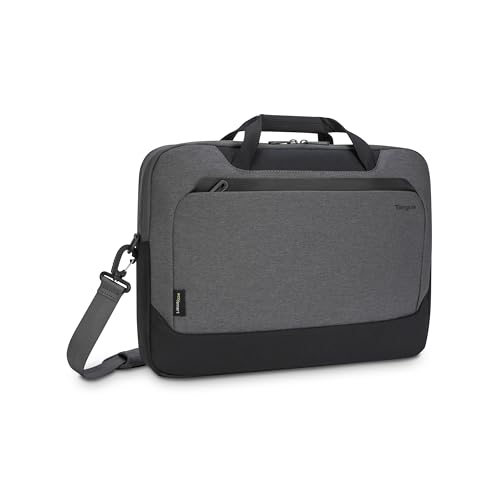 Targus TBT92602GL 15,6” Cypress Aktentasche mit EcoSmart - Grau Zwei Fächern Design Gepolsterter Schultergurt von Targus