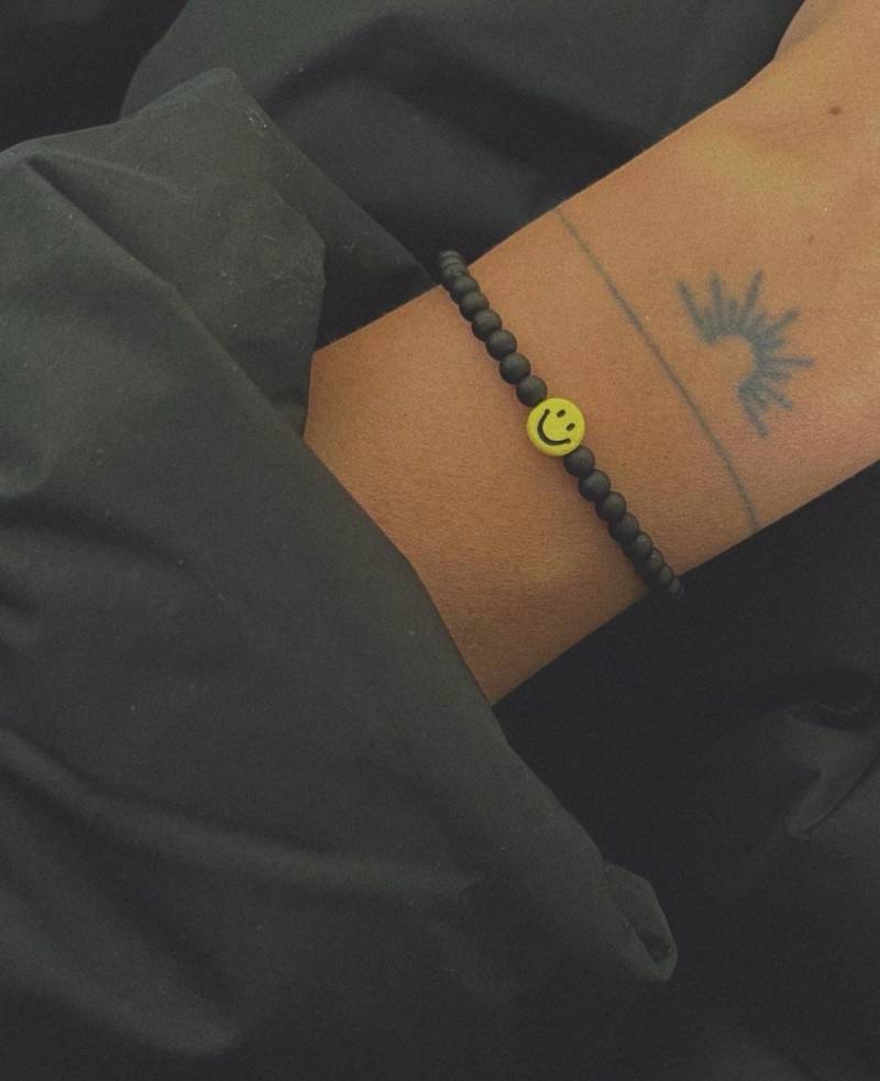 Armband ‚Smile'/Smilie Perlen Fußkette von TaroLabel