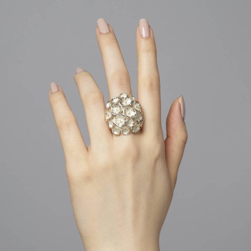 Kirschblüte Cocktail Posy Ring Kirschblüte Cocktail Posy Ring von TarraRosenbaumJewels