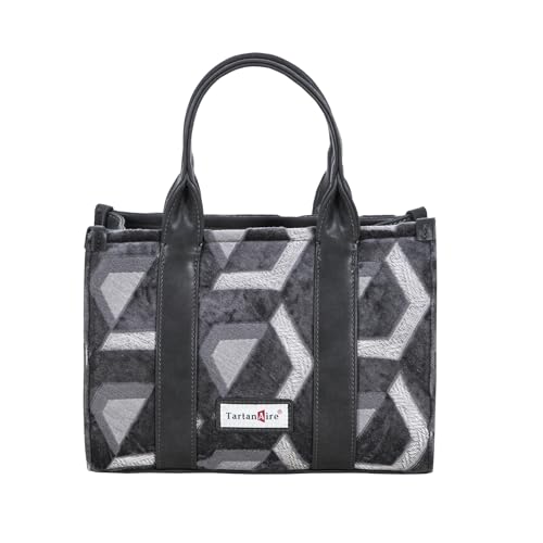TartanAire Tragetasche für Damen, klein, Tragegriff oben, Damen-Umhängetasche, grau dunkel, 10.2*5.5*7.9 inches TartanAire Tragetasche für Damen, klein, Tragegriff oben, Damen-Umhängetasche, grau dunkel, 10.2*5.5*7.9 inches von TartanAire