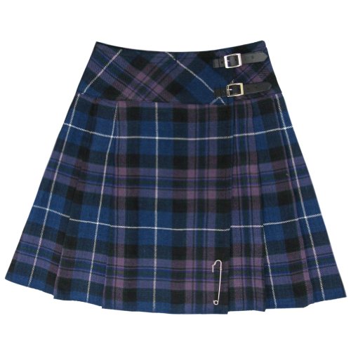 Tartanista Damen 51 cm Lange Kilt-Rock mit Kiltnadel Honour of Scotland 34 (Waist 28 inches) von Tartanista