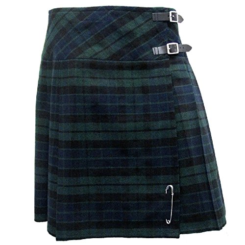 Tartanista Damen Kilt-Rock mit Anstecknadel, schottisches Schottenkaro, 50,8 cm, knielang, Größe 34-56, Mackay, 24 Tartanista Damen Kilt-Rock mit Anstecknadel, schottisches Schottenkaro, 50,8 cm, knielang, Größe 34-56, Mackay, 24 von Tartanista