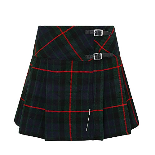 Tartanista Damen Mini-Kilt-Rock 42 cm (16,5") Länge Gunn 44 von Tartanista