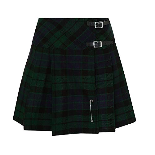 Tartanista Damen Mini-Kilt-Rock 42 cm (16,5") Länge MacKay 36 von Tartanista