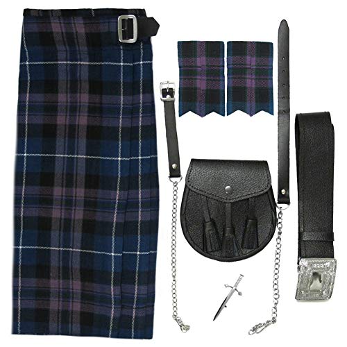 Tartanista - Herren Kilt-Set - 5-teilig - Honour Of Scotland - Taille (Nabelhöhe): 81,3cm (32“)/Länge: 61cm (24“) von Tartanista