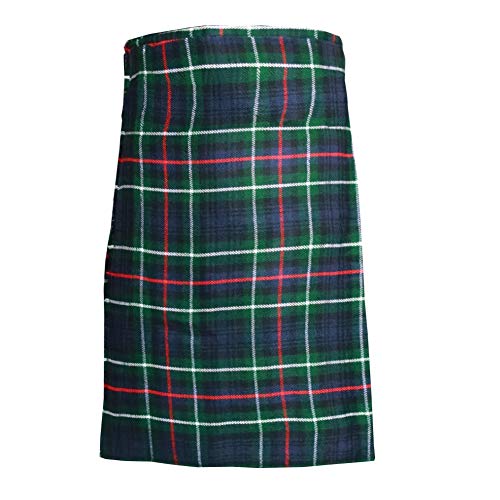 Tartanista - Herren Kilts mit 61 cm (24“) Länge - hochwertig - MacKenzie - Taille (Nabelhöhe) 111,8cm (44“), Länge 61cm (24“) von Tartanista