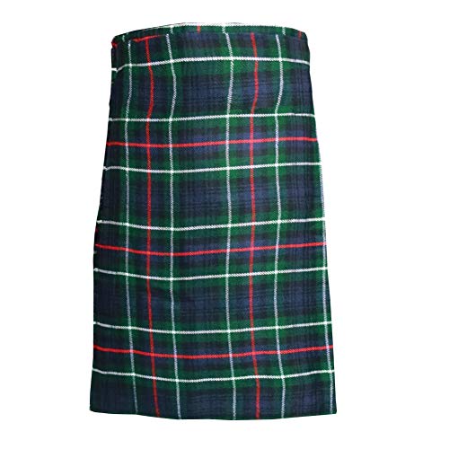 Tartanista - Herren Kilts mit 61 cm (24“) Länge - hochwertig - MacKenzie - Taille (Nabelhöhe): 127cm (50“), Länge: 61cm (24“) von Tartanista