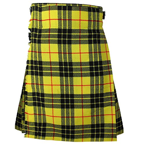 Tartanista - Herren Kilts mit 61 cm (24“) Länge - hochwertig - MacLeod Of Lewis - Taille (Nabelhöhe) 111,8cm (44“), Länge 61cm (24“) von Tartanista