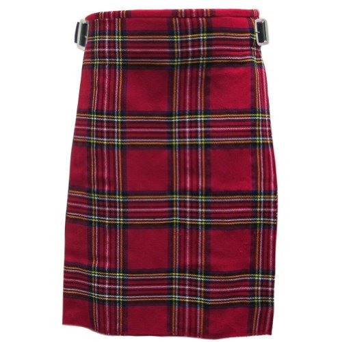 Tartanista - Herren Kilts mit 61 cm (24“) Länge - hochwertig - Royal Stewart - Taille (Nabelhöhe) 101,6cm (40“), Länge 61cm (24“) von Tartanista