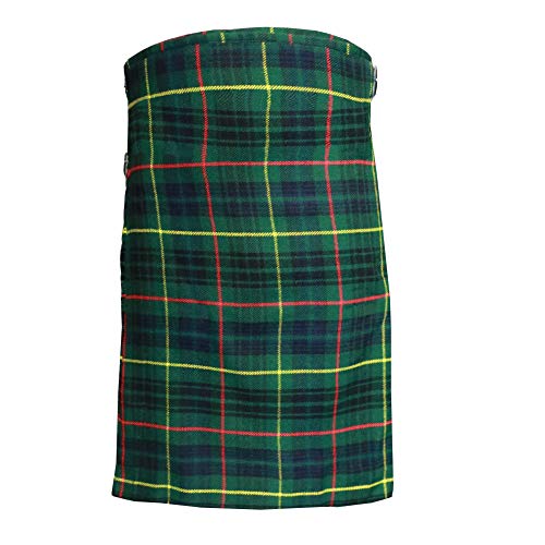 Tartanista - Herren Kilts mit 61 cm (24“) Länge - hochwertig - Stewart Jagd-Tartan - Taille (Nabelhöhe) 132,1cm (52“), Länge 61cm (24“) von Tartanista