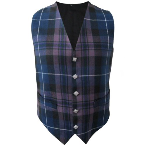 Tartanista - Herren Weste mit Tartanmuster - irischer Stil - Honour Of Scotland - Brust: 127 cm von Tartanista