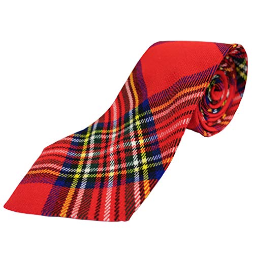 Tartanista Traditionelle schottische Herren-Tartan-Krawatte Royal Stewart von Tartanista